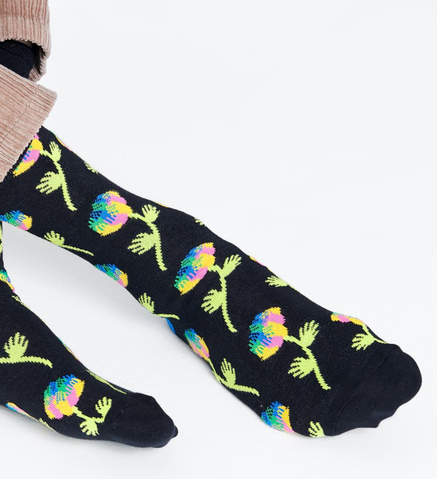 Chaussette Happy Socks Hand Flower | HMU-0862973