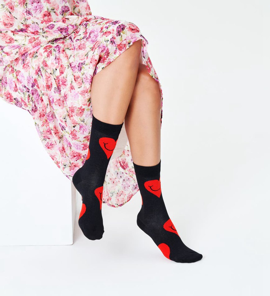 Chaussette Happy Socks Jumbo Smiling Heart | IWN-9201808