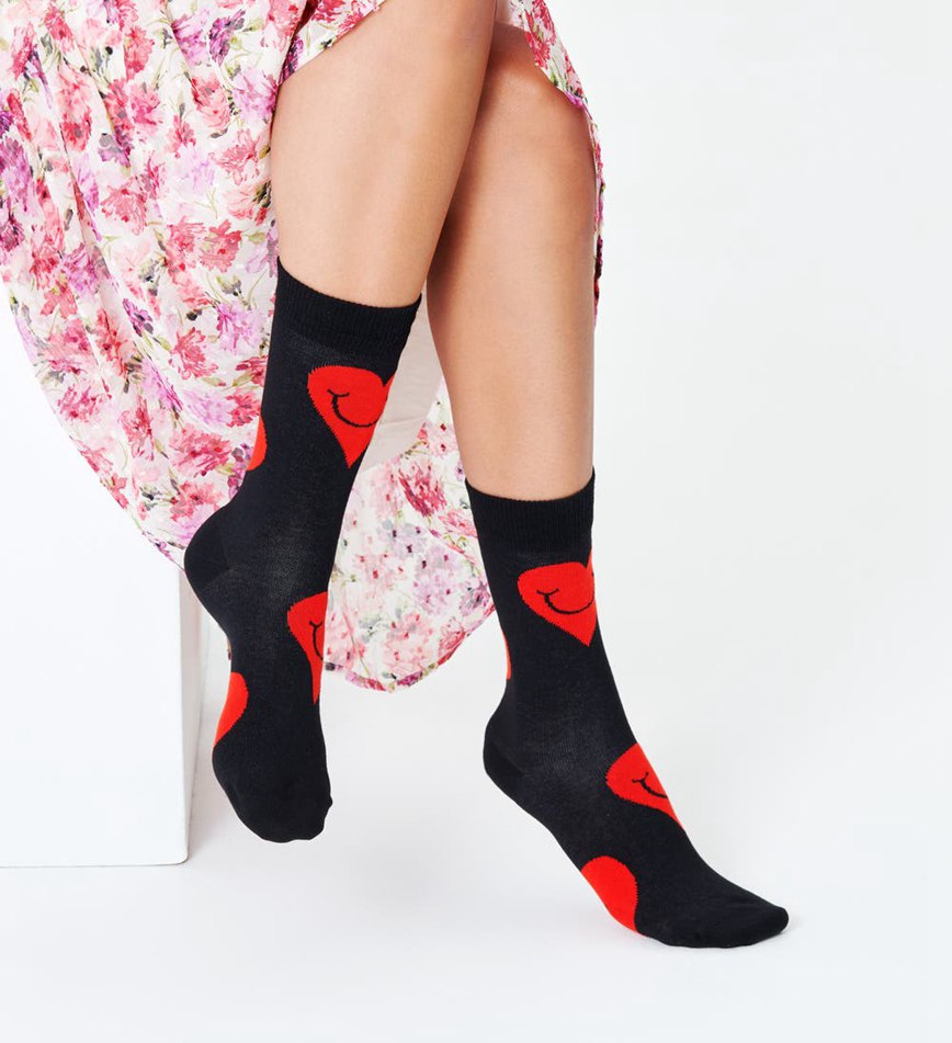 Chaussette Happy Socks Jumbo Smiling Heart | IWN-9201808