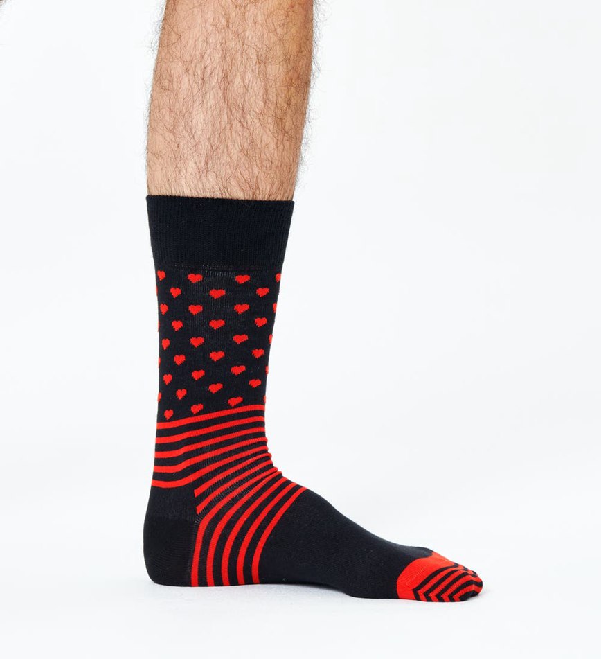 Chaussette Happy Socks Stripes And Heart | HZI-2797292