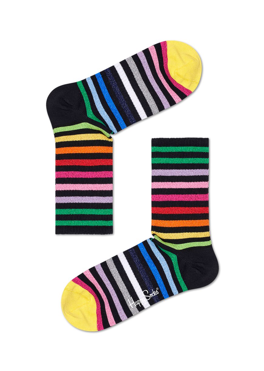 Chaussette Happy Socks Rainbow Stripe 3/4 Crew | CFU-5075728