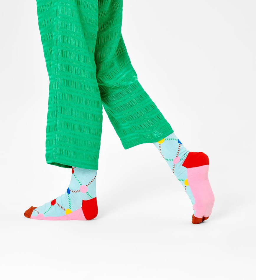 Chaussette Happy Socks Argyle Dot | VZO-0572819