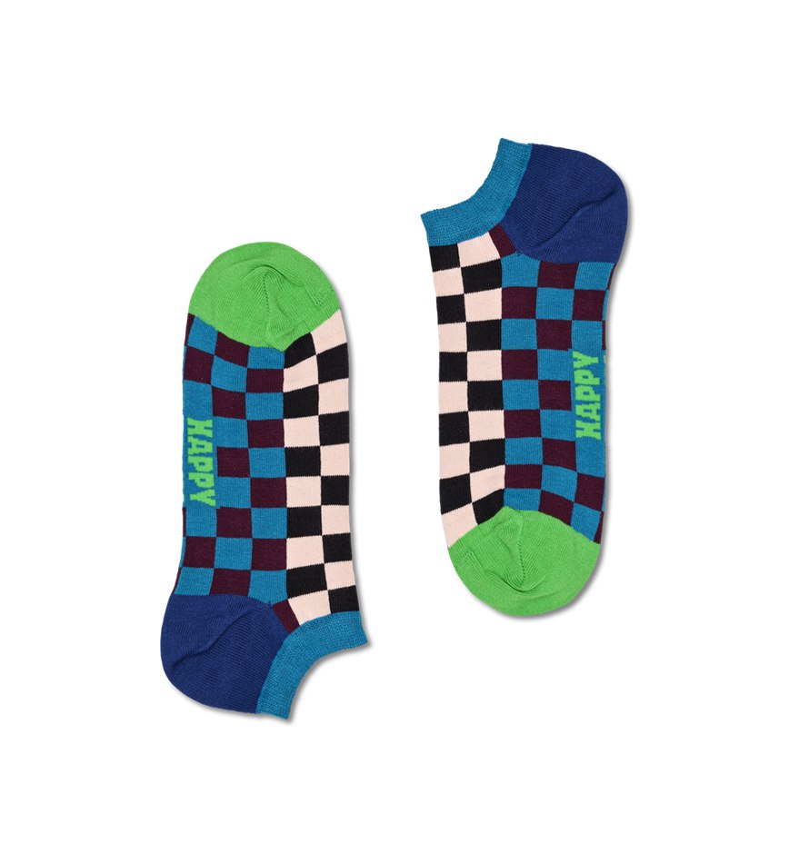 Chaussette Happy Socks Checkerboard Low | OFK-1939574