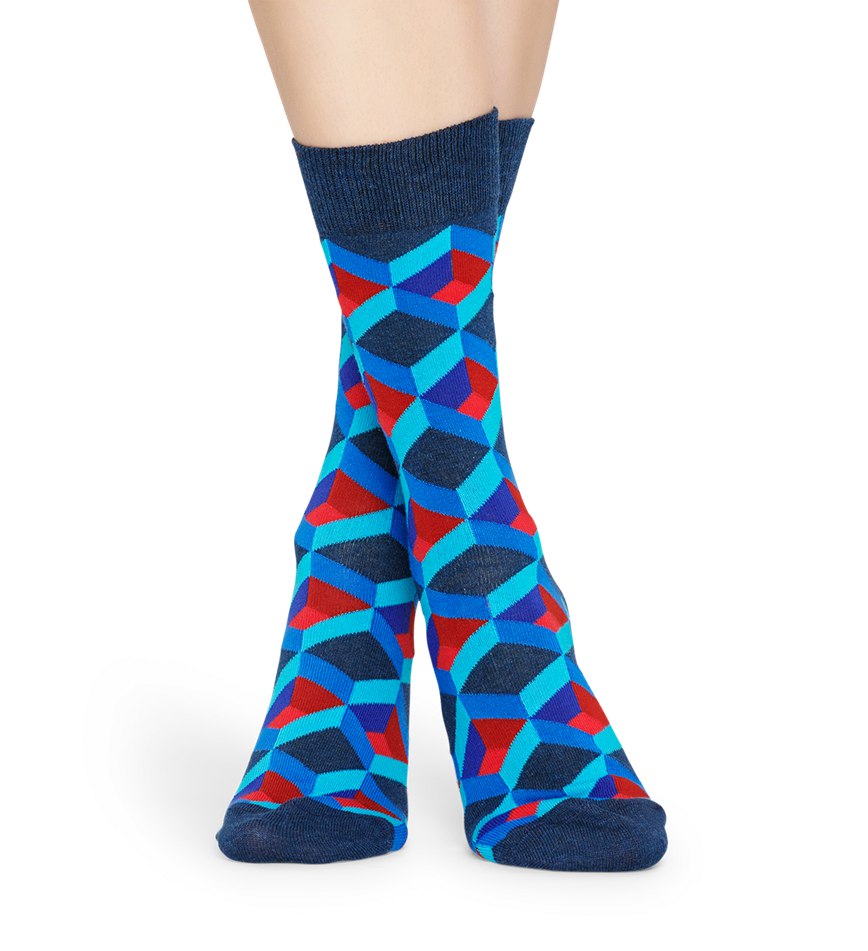 Chaussette Happy Socks Optic Squre | OCC-1373981