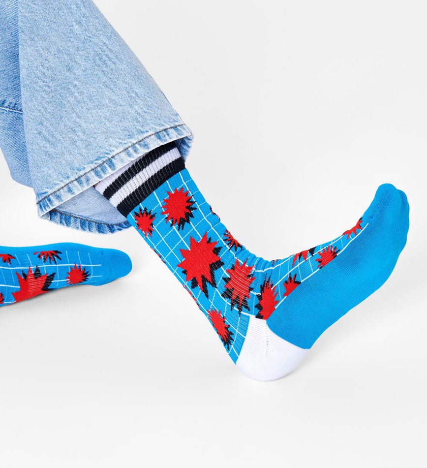 Chaussette Happy Socks Explosion Crew | SLO-3810706