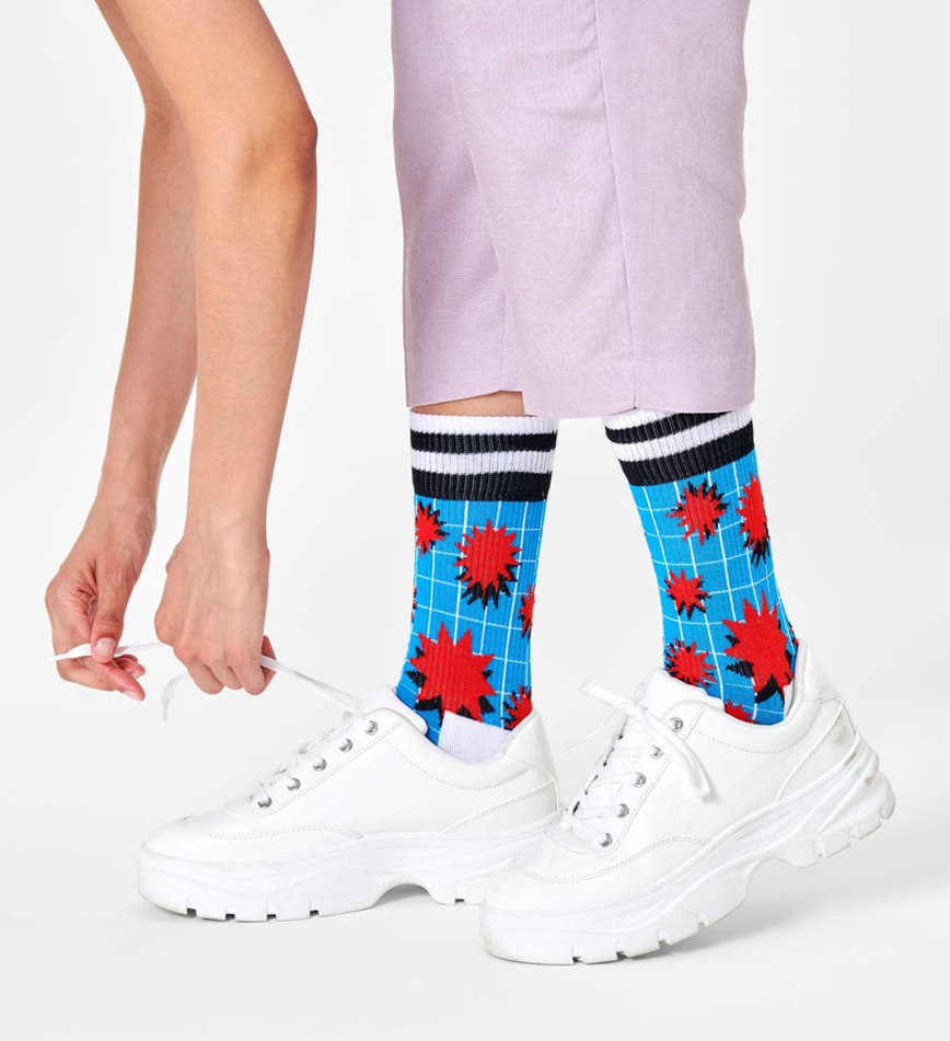 Chaussette Happy Socks Explosion Crew | SLO-3810706