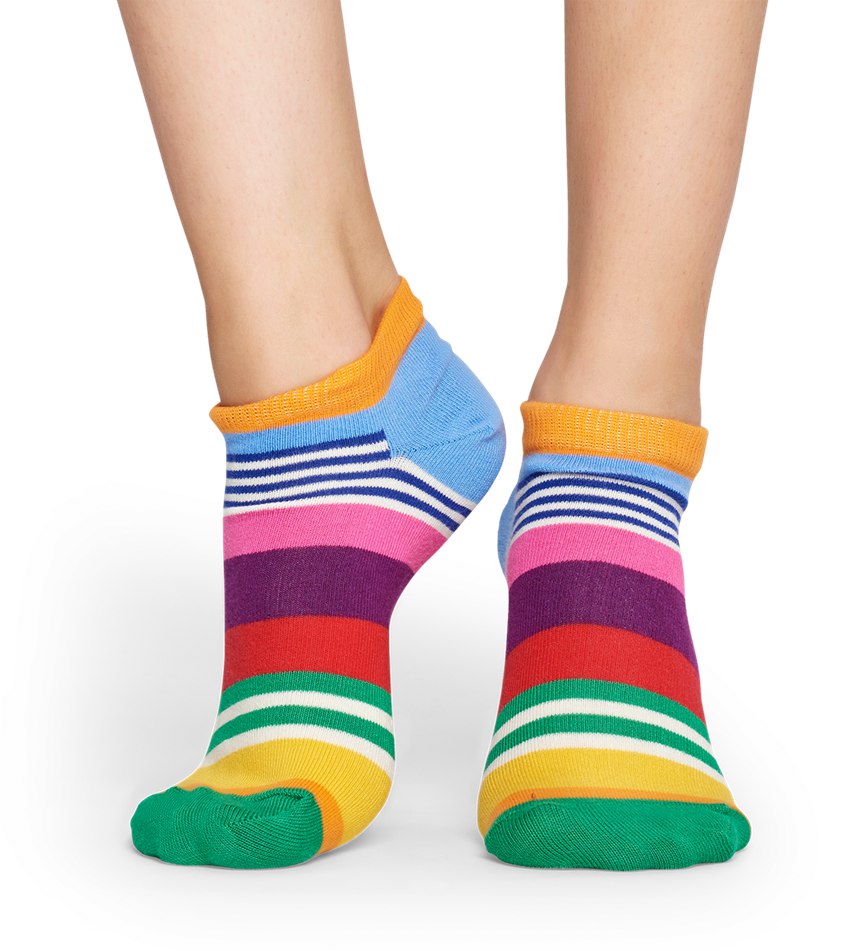 Chaussette Happy Socks Multi Stripe Low | FVZ-8609134