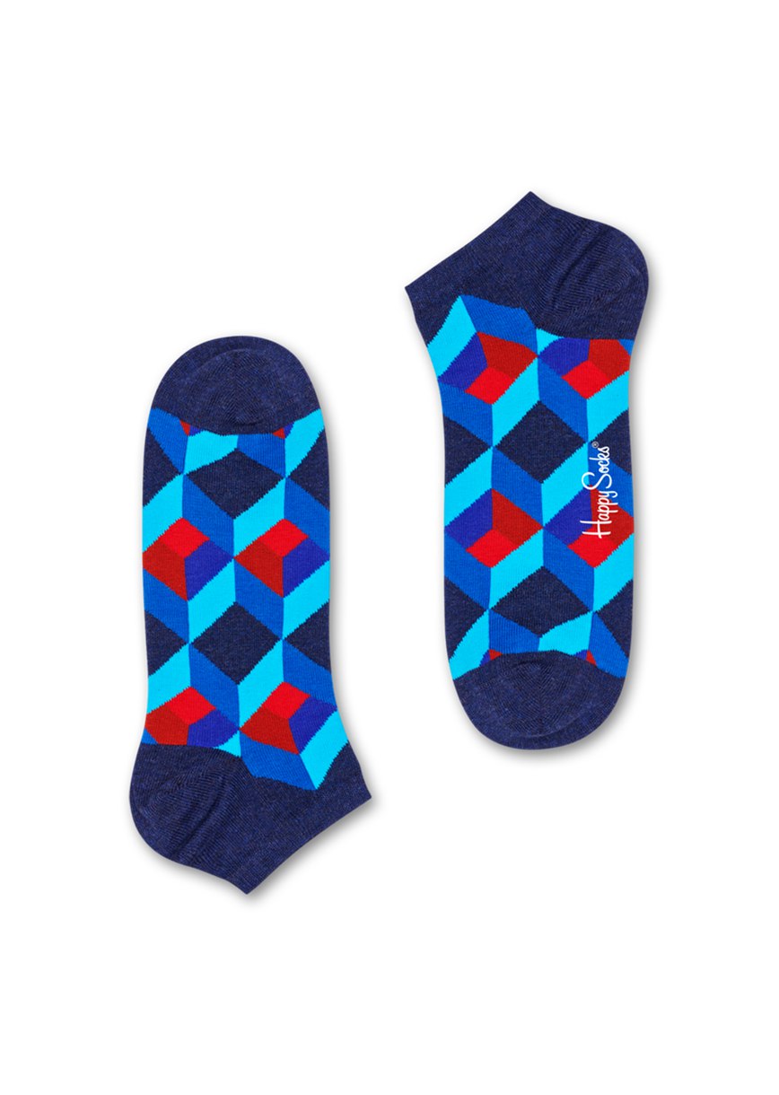 Chaussette Happy Socks Optic Square Low | PFQ-9860104