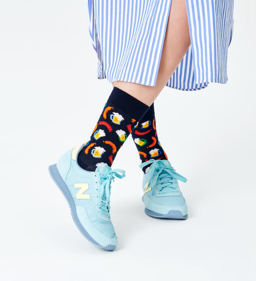 Chaussette Happy Socks Beer And Sausage | SPF-9063747