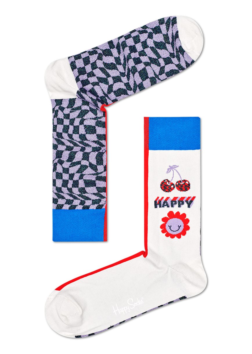 Chaussette Happy Socks Half/half Allover Dots | LJX-6528851