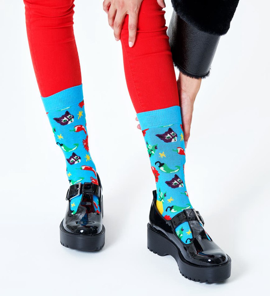 Chaussette Happy Socks Chili Cat | BFW-9958148