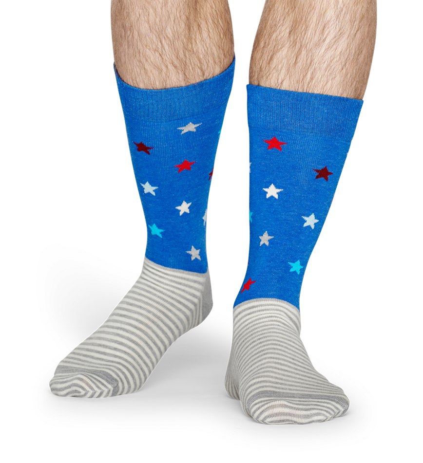 Chaussette Happy Socks Star Stripe | KGV-9839398