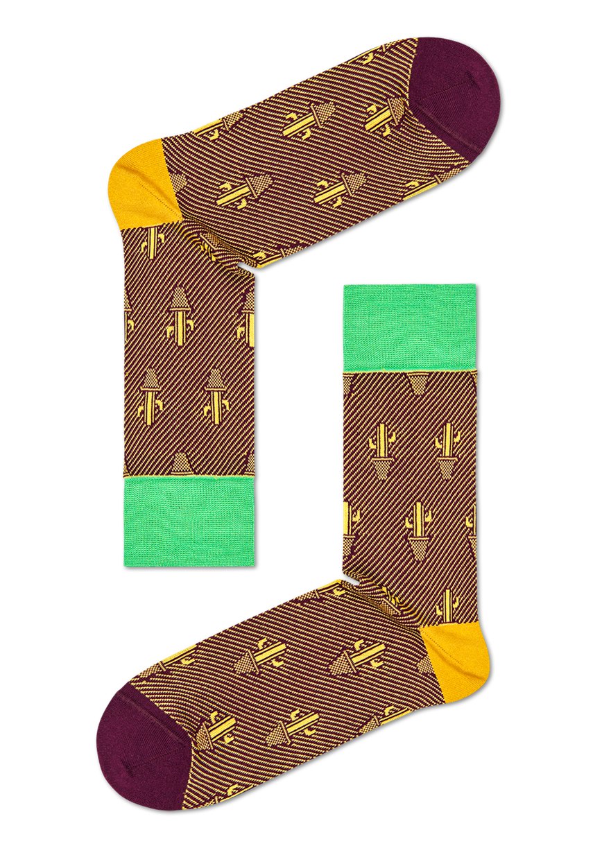 Chaussette Happy Socks Dressed Cactus Crew | BDK-2896197