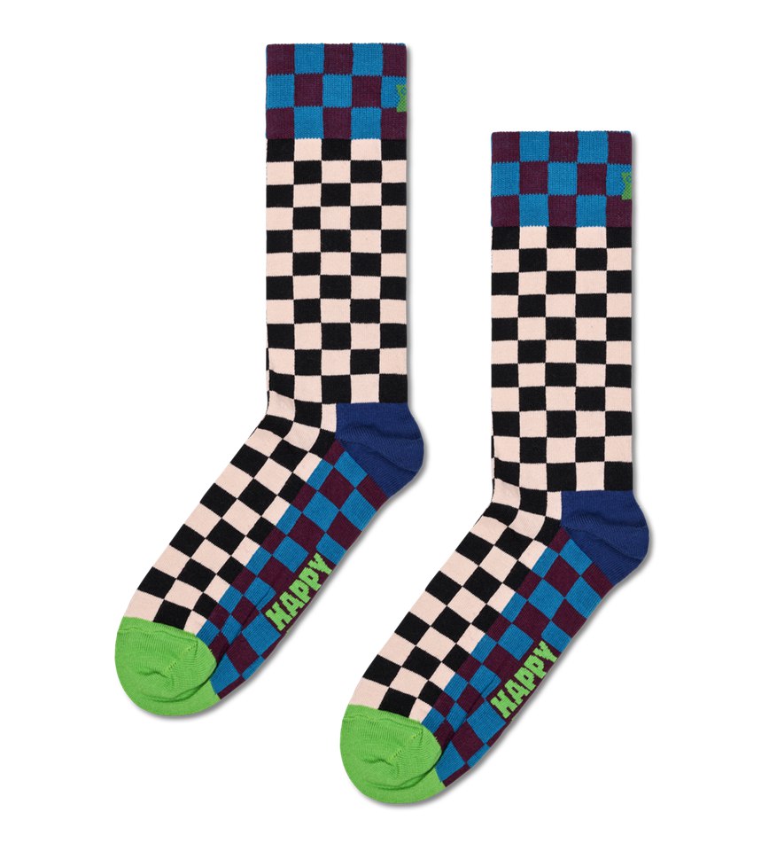 Chaussette Happy Socks Checkerboard | ZAQ-5321582