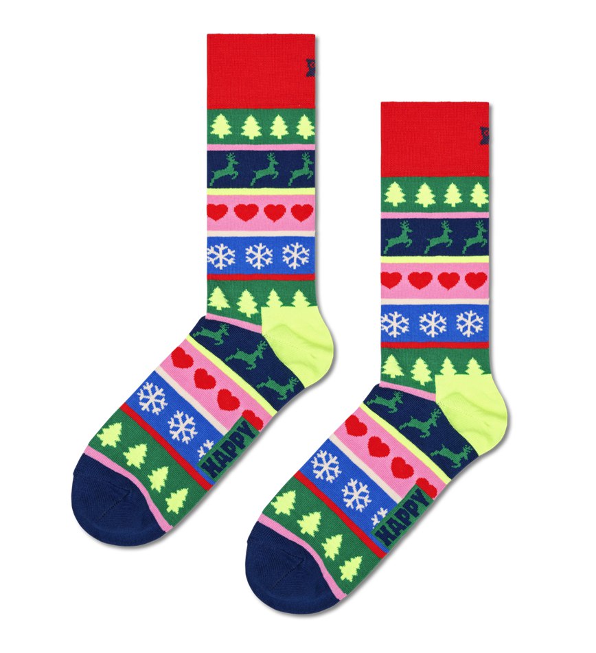 Chaussette Happy Socks Christmas Stripe | EHM-8337521