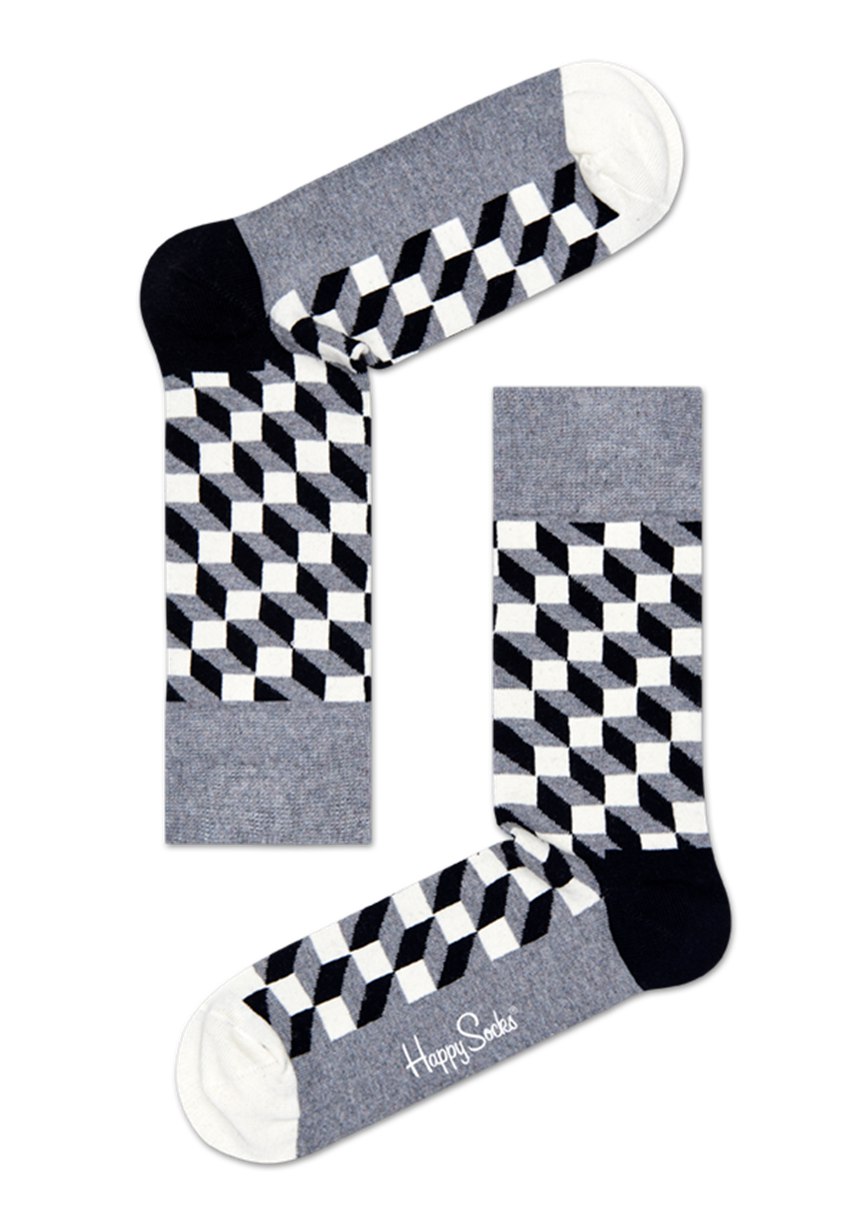 Chaussette Happy Socks Filled Optic | RRU-2676291