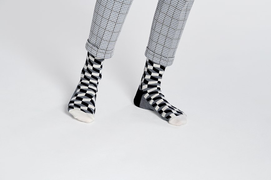 Chaussette Happy Socks Filled Optic | RRU-2676291