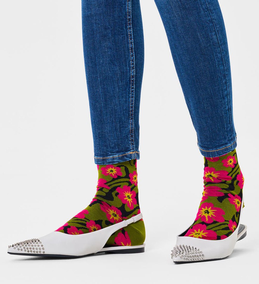 Chaussette Happy Socks Arielle Crew | NPY-9278600