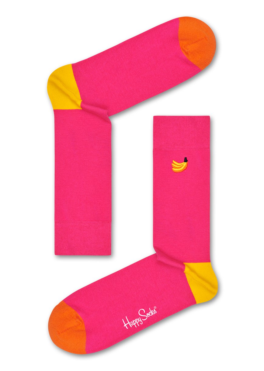 Chaussette Happy Socks Embroidery Banana | HEP-3629211