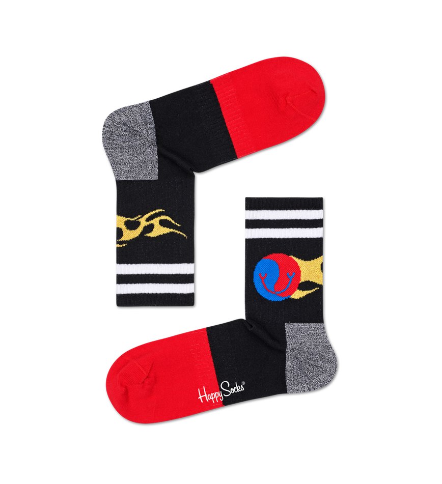 Chaussette Happy Socks Athletic Flame 3/4 Crew | FPX-2091069