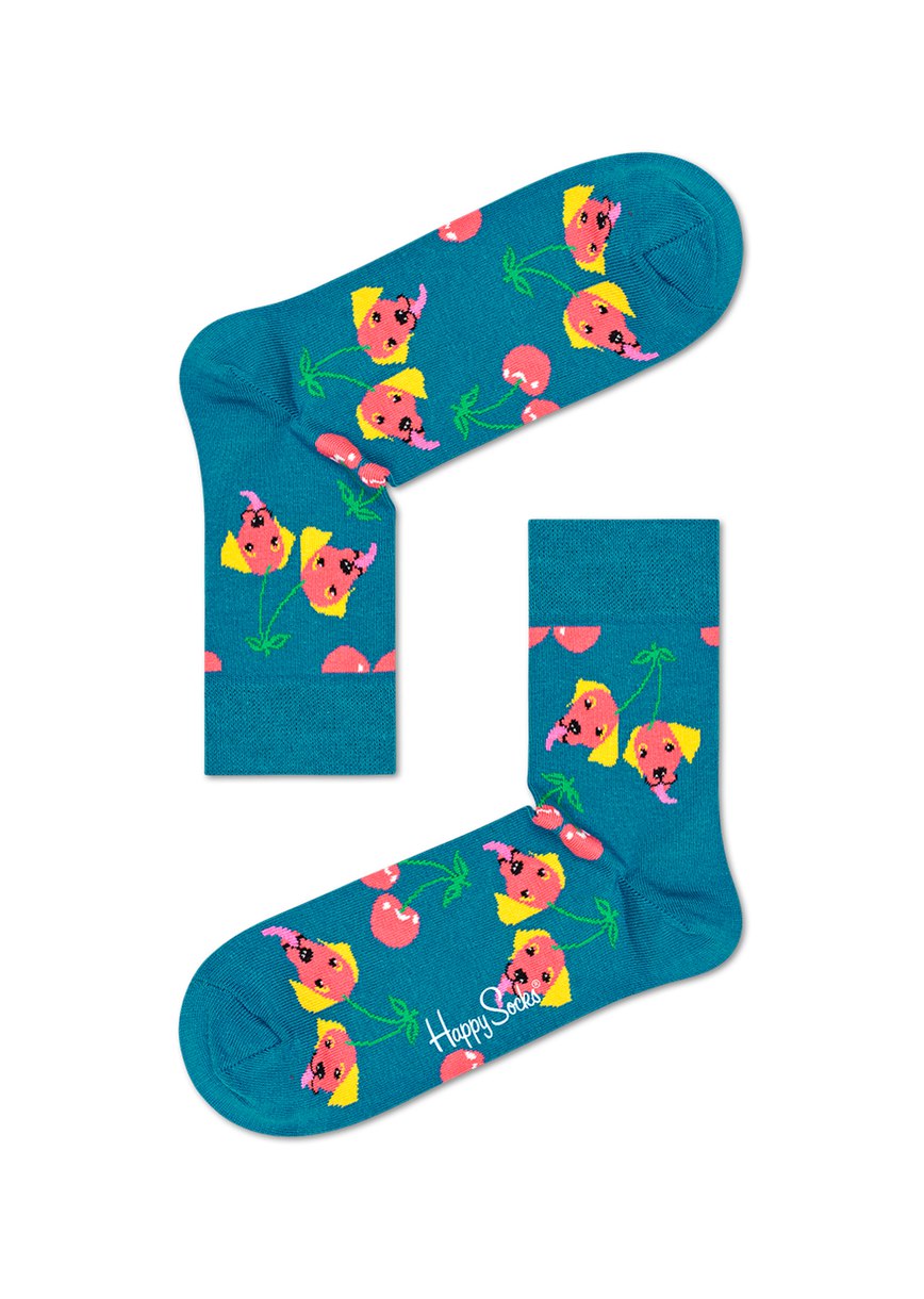 Chaussette Happy Socks Cherry Dog 1/2 Crew | SKM-3576818