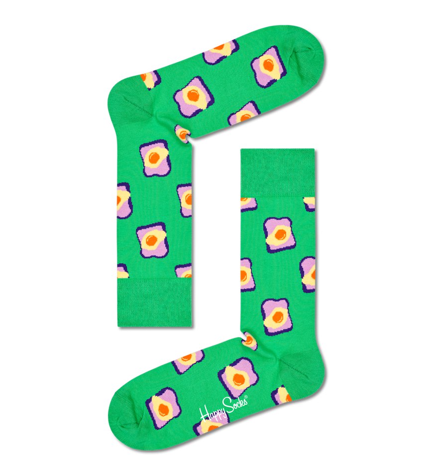 Chaussette Happy Socks Toast | QQY-5969109