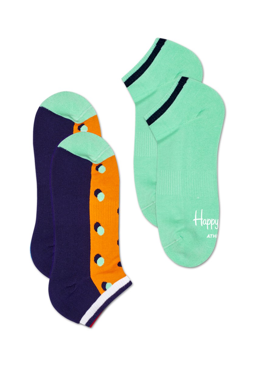 Chaussette Happy Socks 2-Pack Athletic Shadow Dot Low | CYJ-4080558