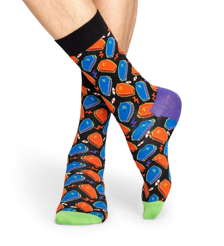 Chaussette Happy Socks Halloween Coffin | OAN-8299629