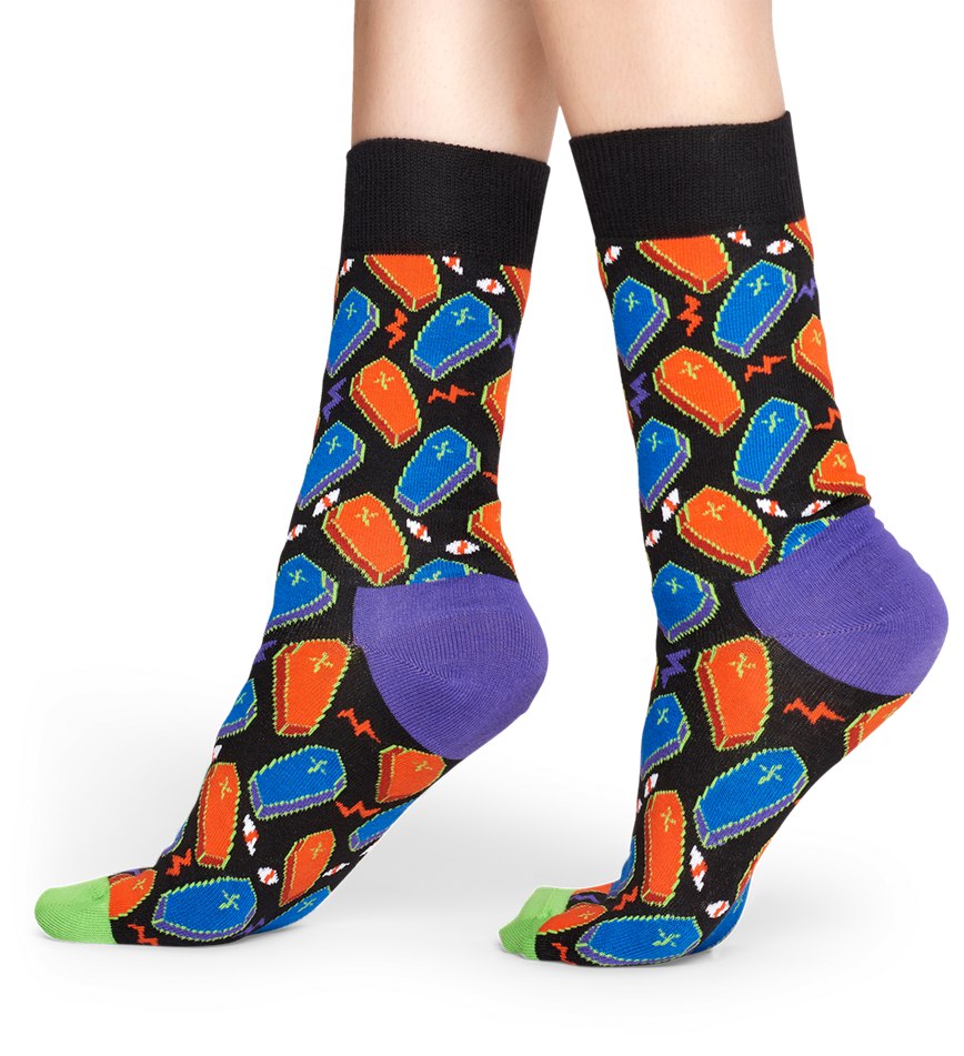 Chaussette Happy Socks Halloween Coffin | OAN-8299629