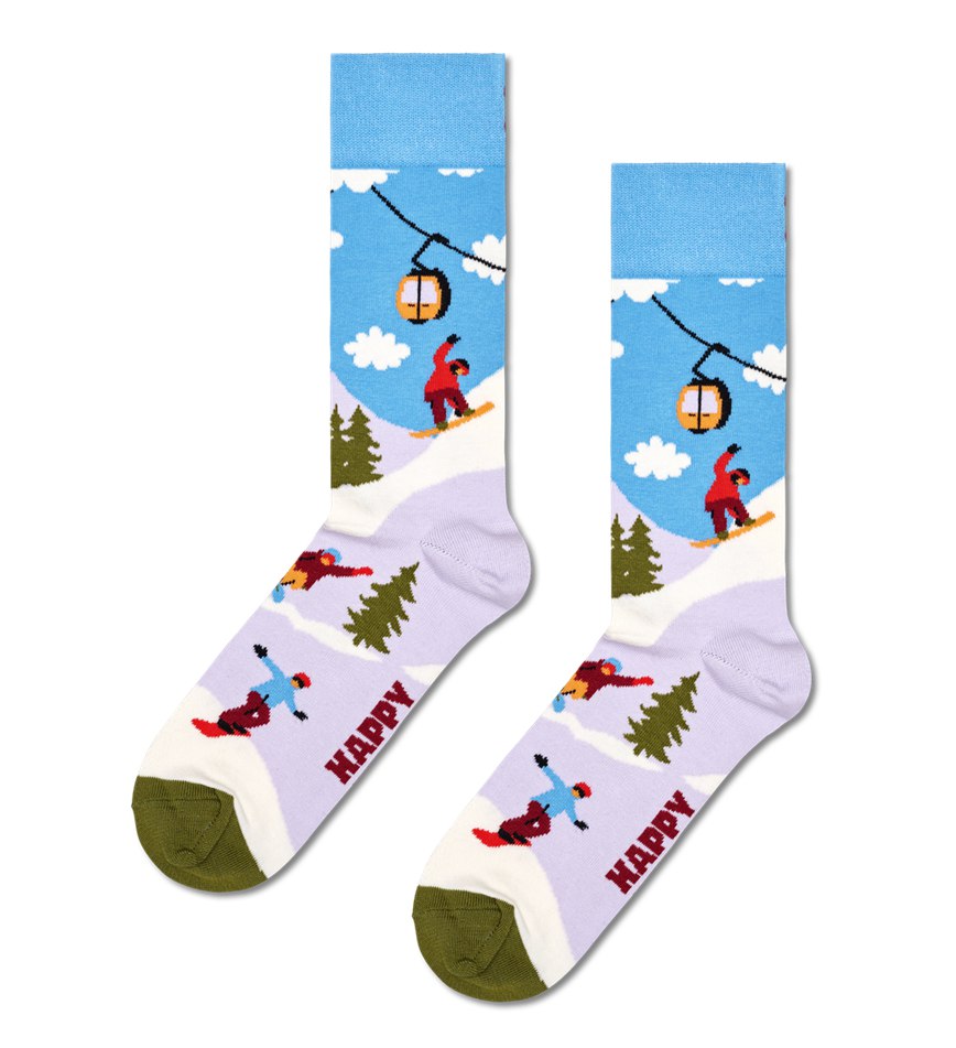 Chaussette Happy Socks Snowboard | UJP-9483034