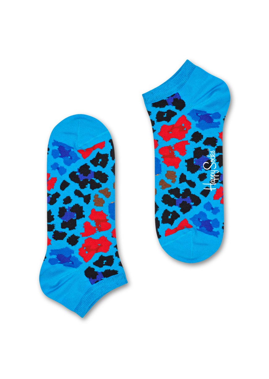 Chaussette Happy Socks Multi Leopard Low | ZHW-4528104