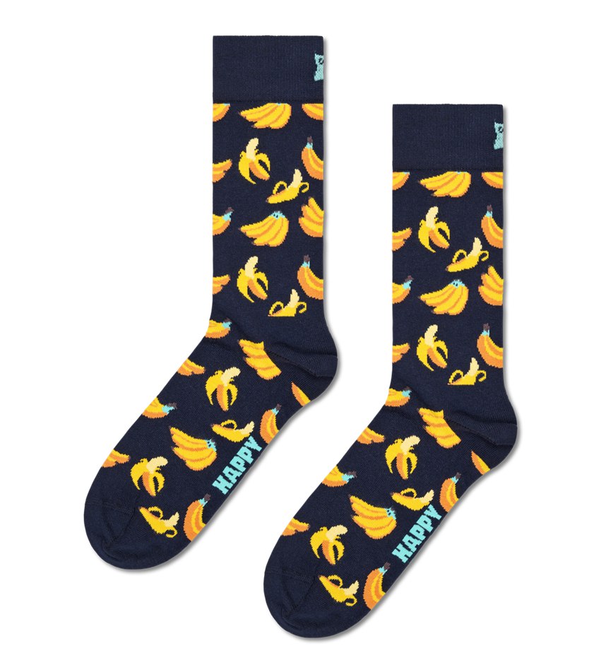 Chaussette Happy Socks 3-Pack Classic Banana | QTS-9794996