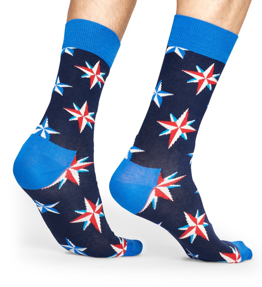 Chaussette Happy Socks Nautical Star | JBC-9676275