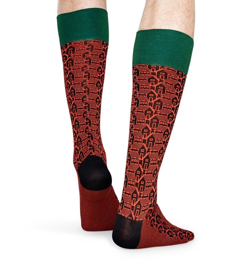 Chaussette Happy Socks Dressed Architecture | DZH-8385453