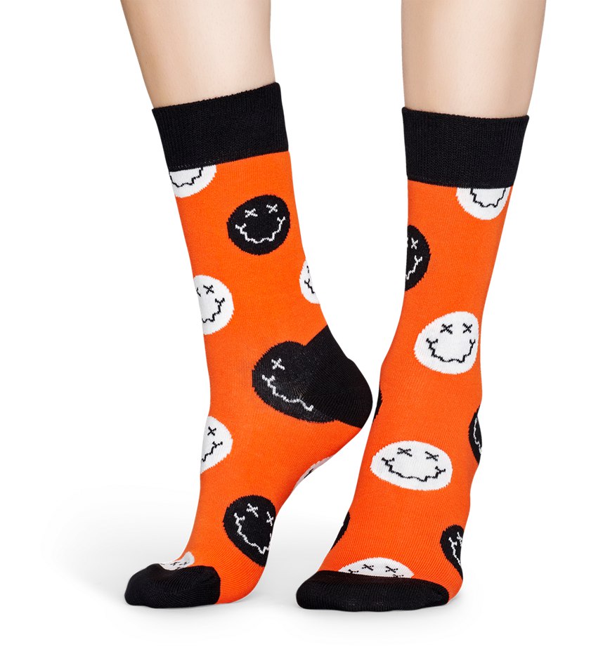 Chaussette Happy Socks Halloween Smiling | CWT-7996369