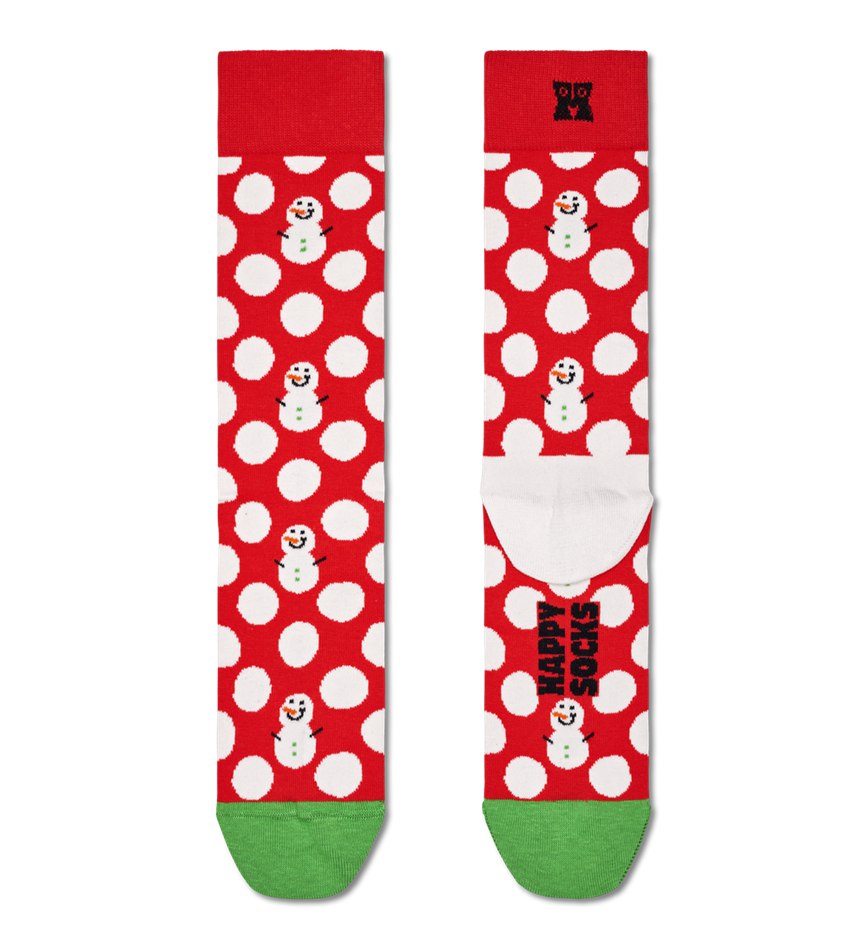 Chaussette Happy Socks Big Dot Snowman | KDY-0377092