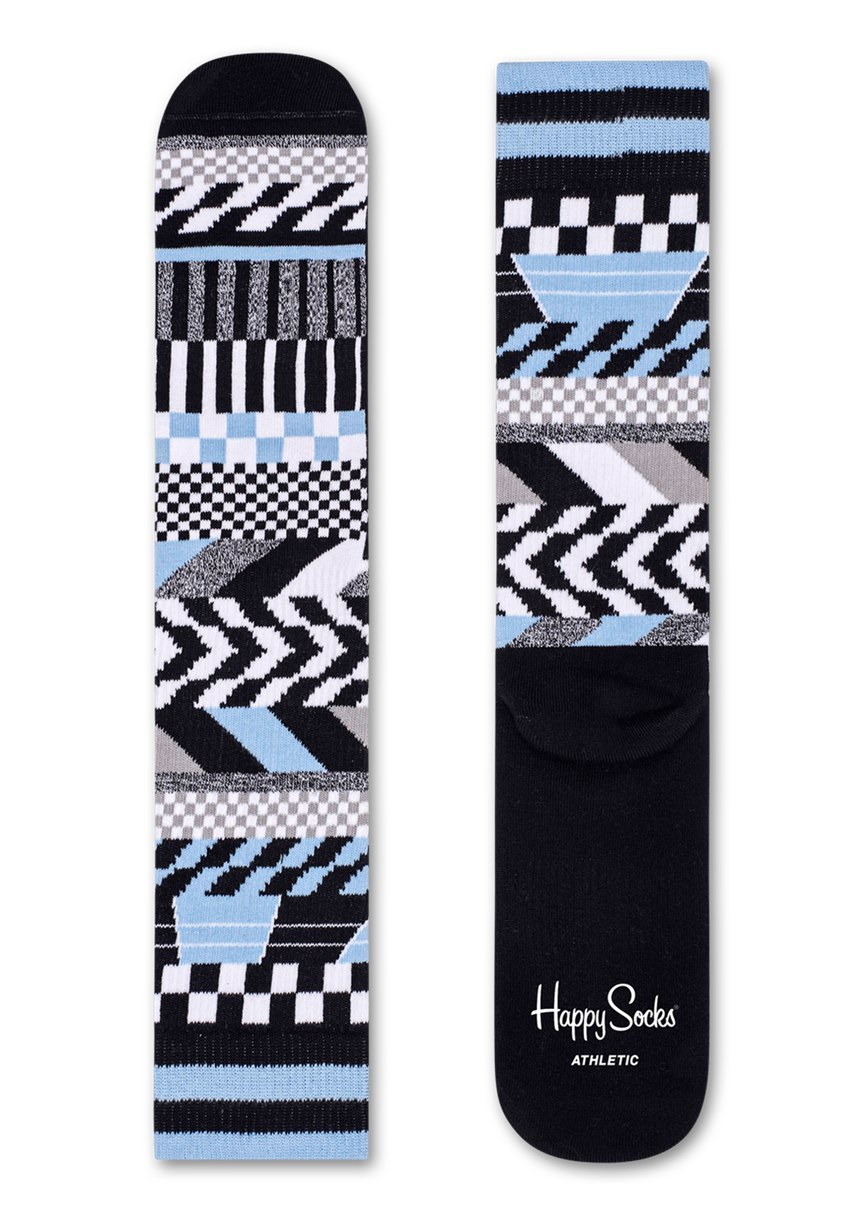 Chaussette Happy Socks Athletic Checked Stripe | NOS-6175666