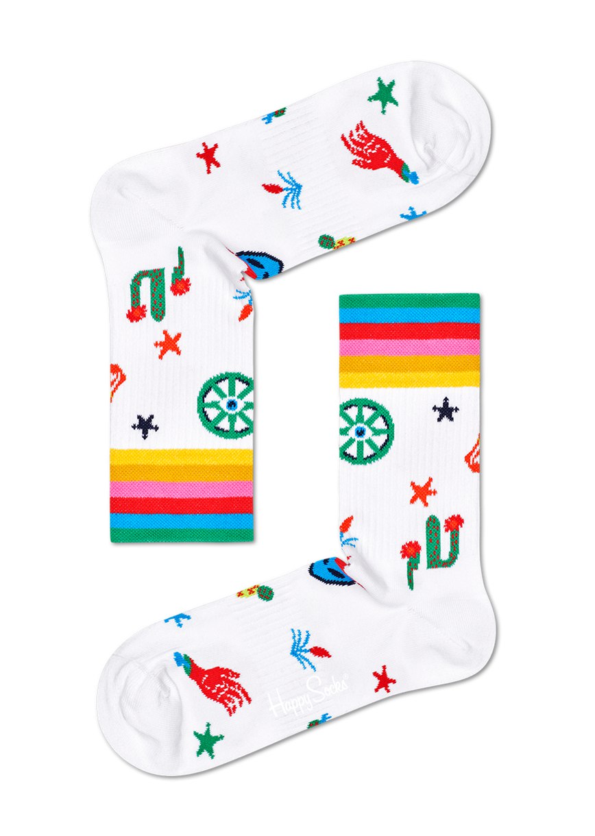 Chaussette Happy Socks Athletic Countryside 3/4 Crew | LBG-9778439