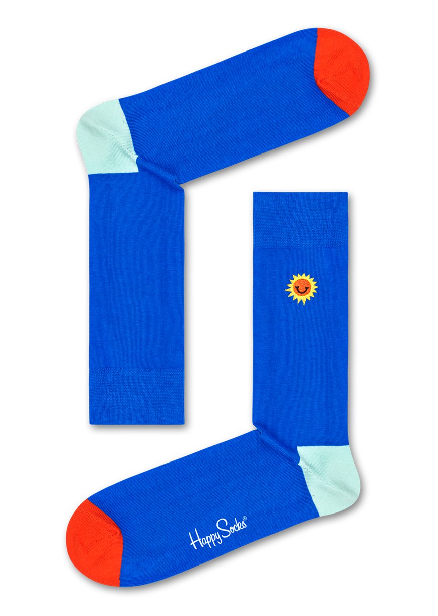 Chaussette Happy Socks Embroidery Sunny Smile | JJI-1853264