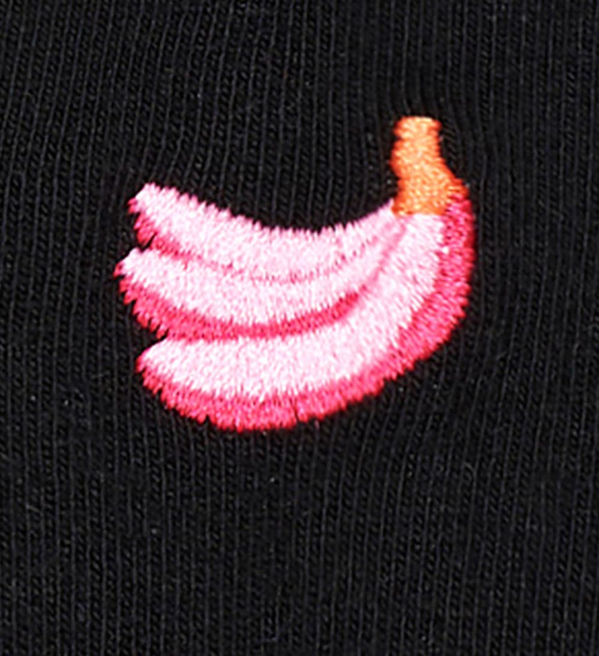 Chaussette Happy Socks Embroidery Banana 1/2 Crew | OXW-7466884