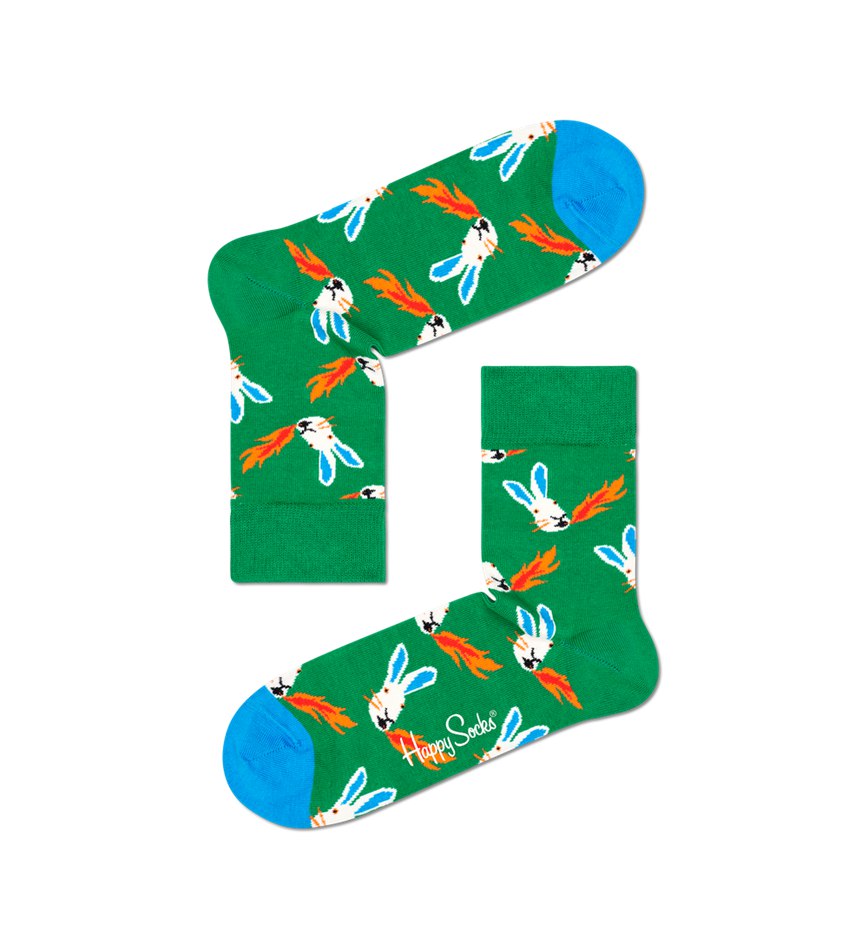 Chaussette Happy Socks Fire Rabbit Half Crew | OYC-3382173