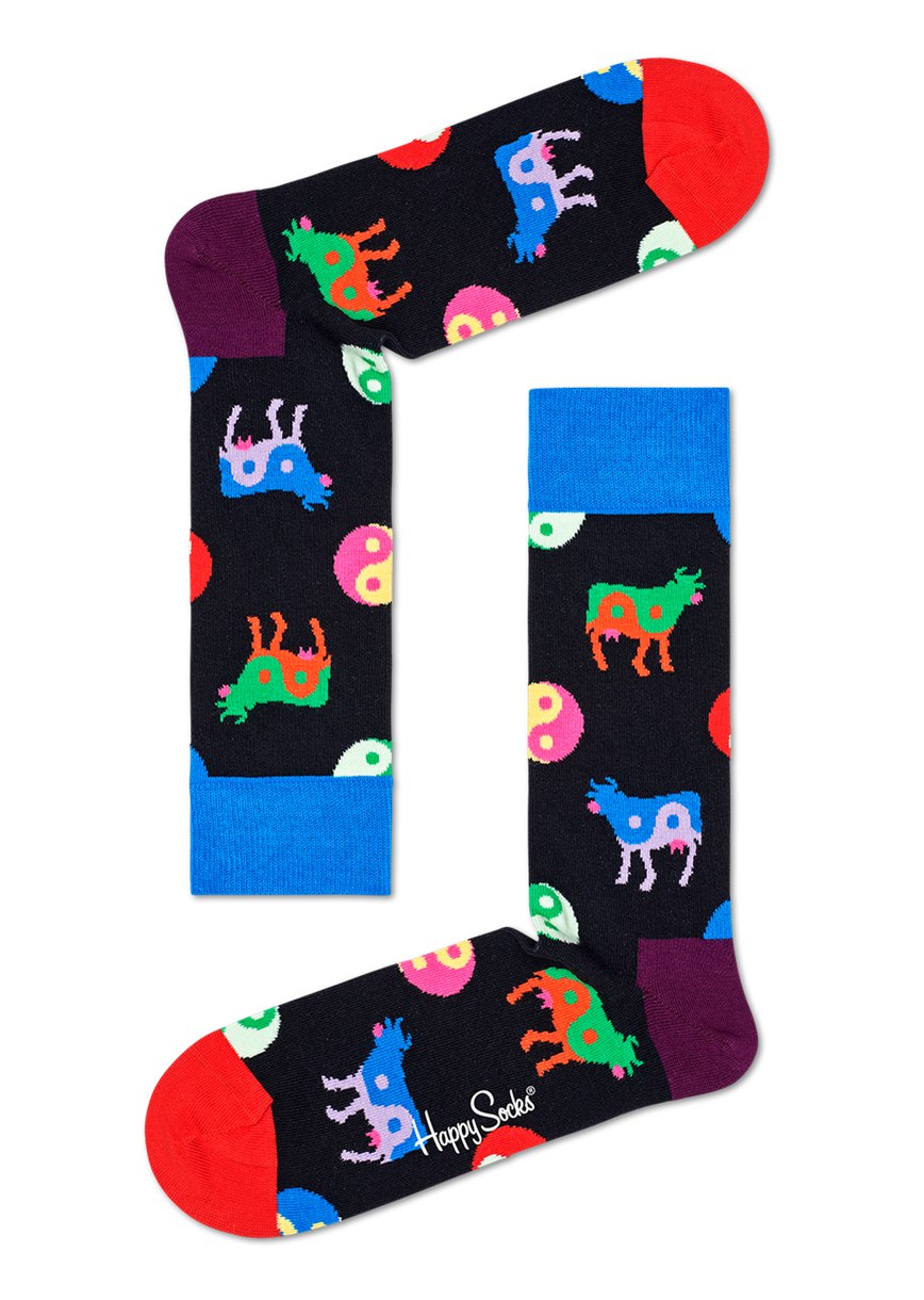 Chaussette Happy Socks Yin Yang Cow | QXM-0378668