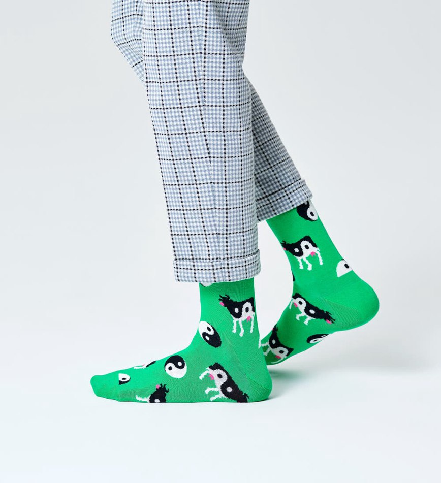 Chaussette Happy Socks Yin Yang Cow | ATH-1180154