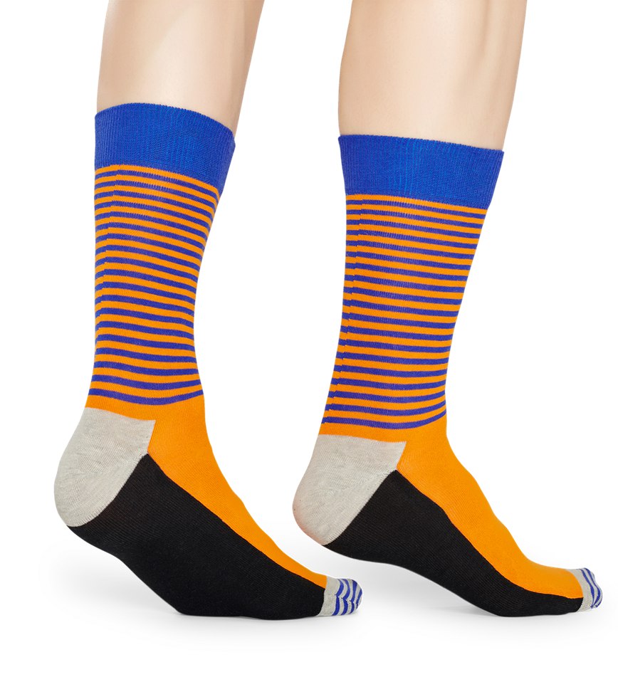 Chaussette Happy Socks Half Stripe | NJR-2456692