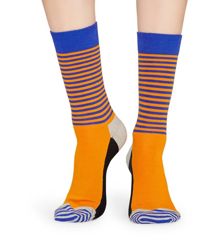 Chaussette Happy Socks Half Stripe | NJR-2456692