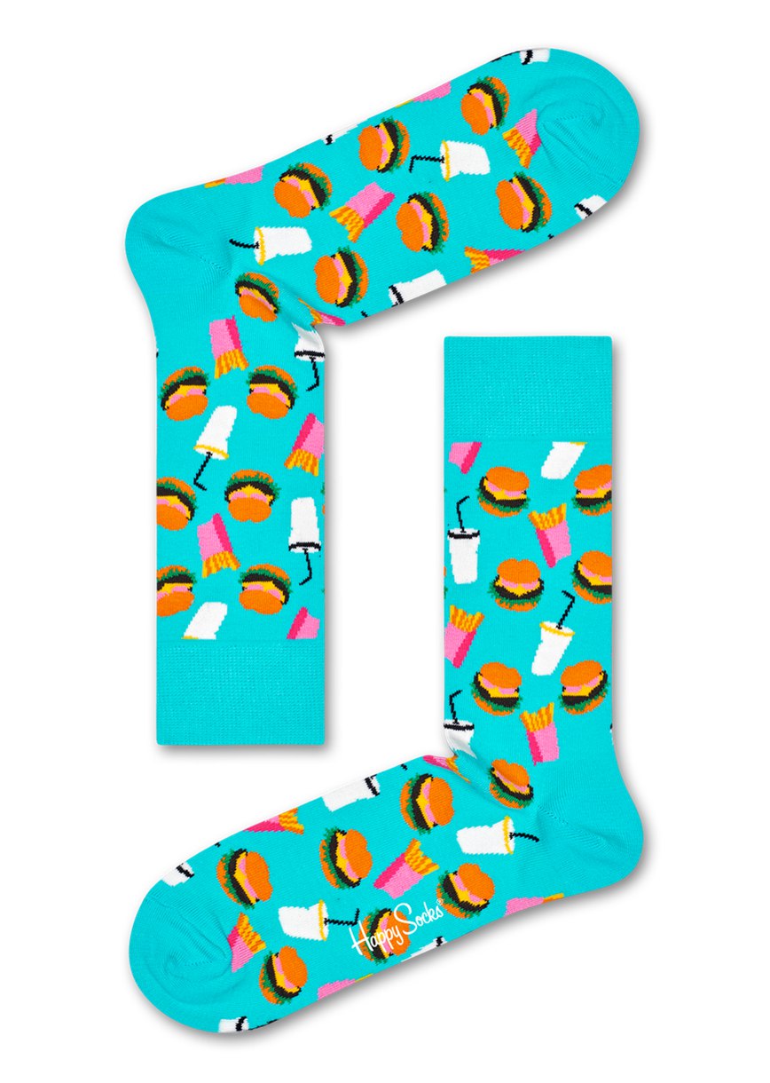 Chaussette Happy Socks Hamburger | ZDA-7759807