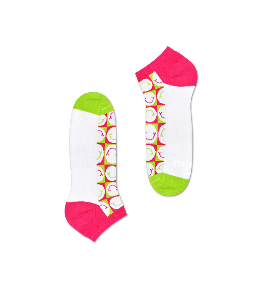 Chaussette Happy Socks Athletic Happy Check Low | YUW-9238510