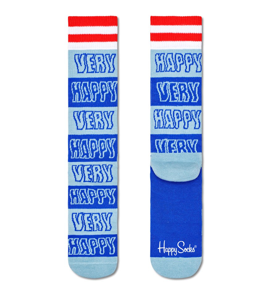 Chaussette Happy Socks Happy Stripe Crew | ZHI-5112230