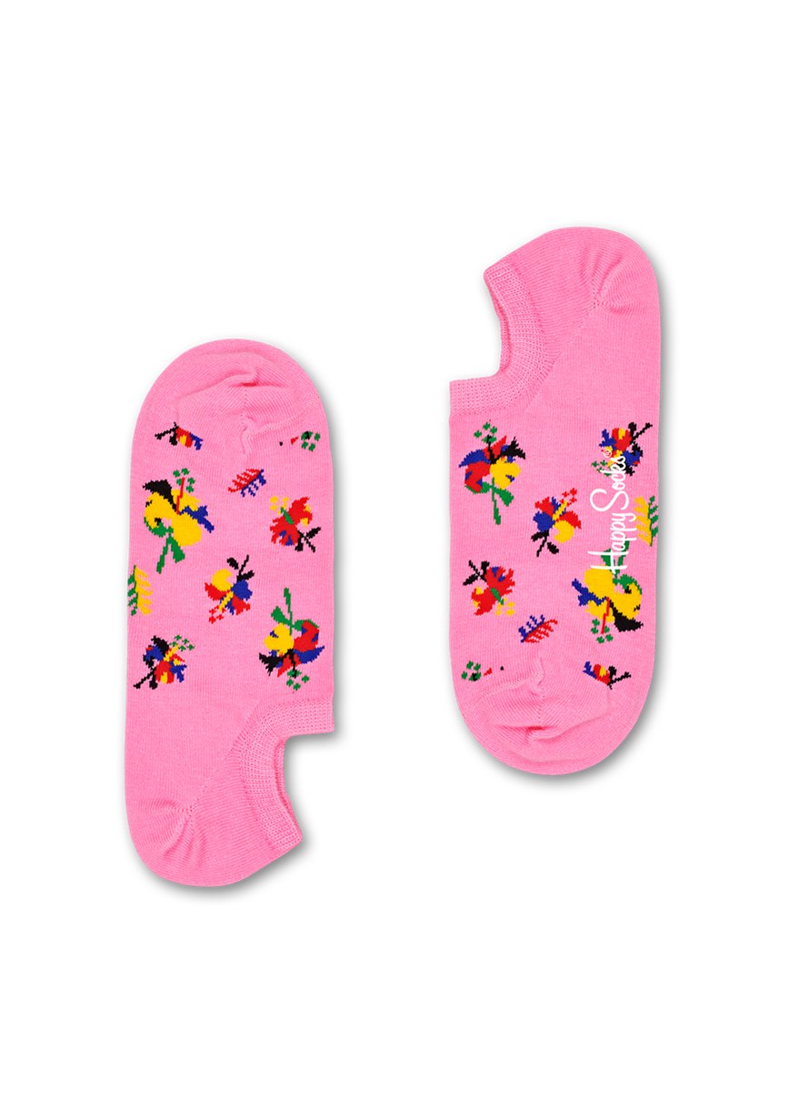 Chaussette Happy Socks Hibiscus Sneaker Liner | PXO-3849548