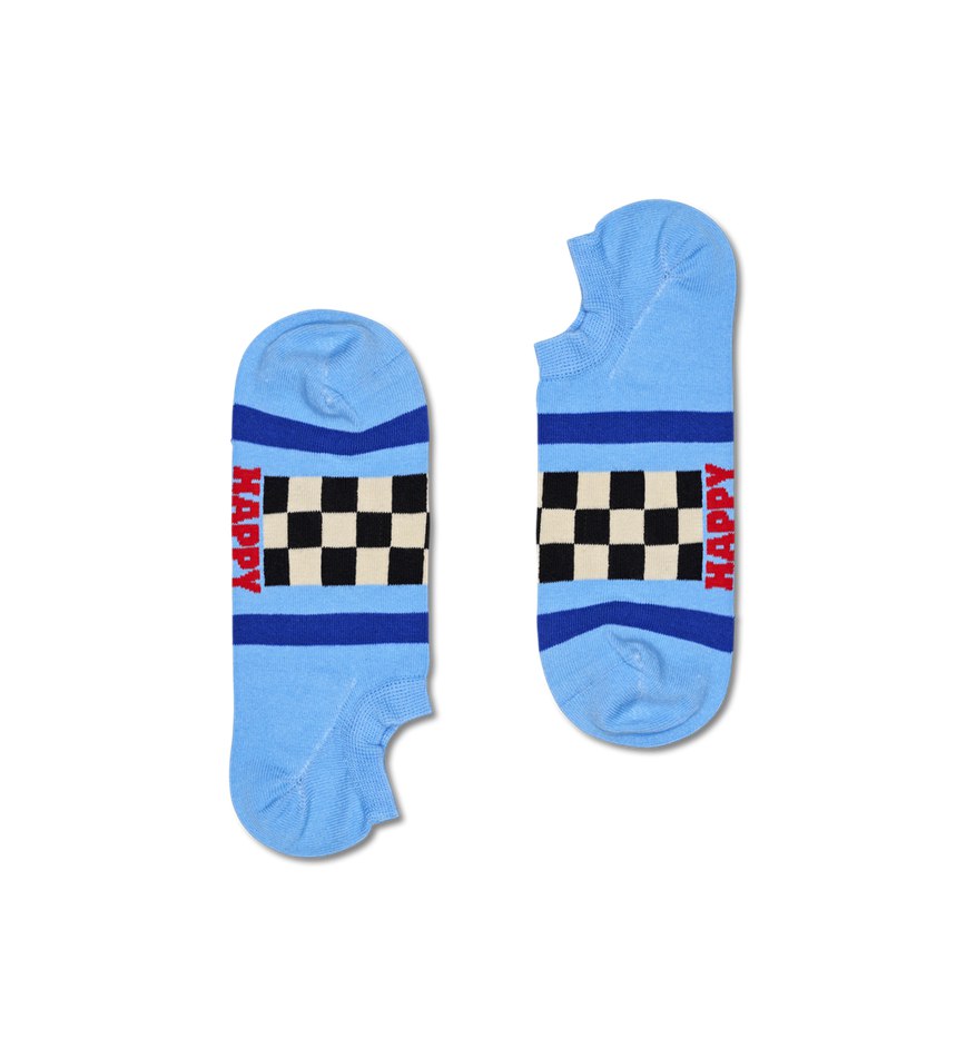 Chaussette Happy Socks 3-Pack Blue Peace No Show | HTQ-7366648